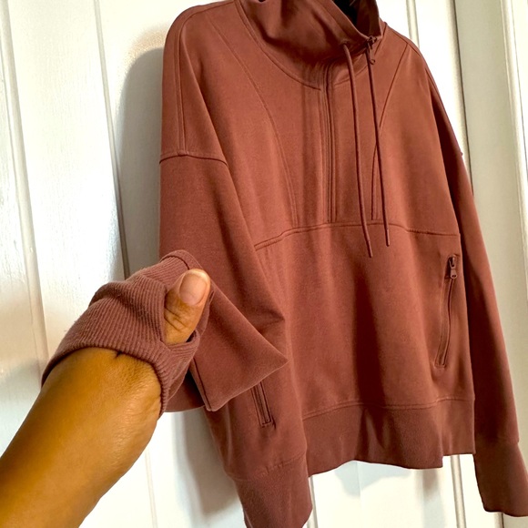 Old Navy GUC Size 2X Dynamic Fleece Half Zip Pullover Top - Picture 4 of 7